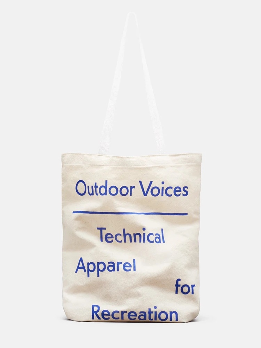 Outdoor voices canvas tote